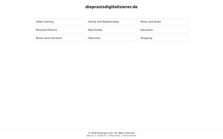 Screenshot di diepraxisdigitalisierer.de