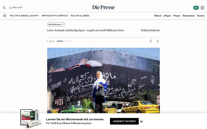 Screenshot stránky diepresse.com