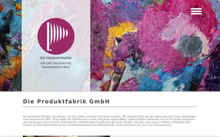 Screenshot of dieproduktfabrik.de