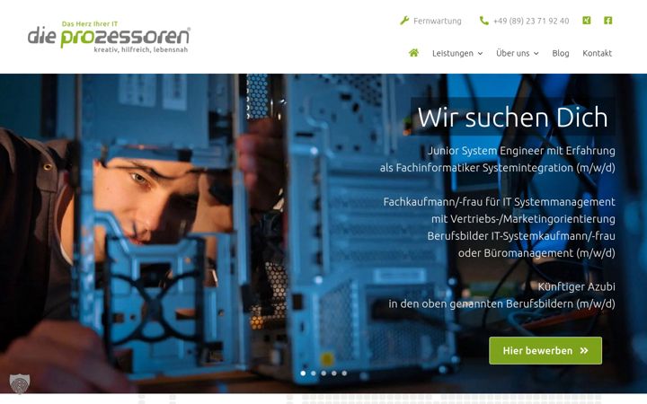 Screenshot of dieprozessoren.de