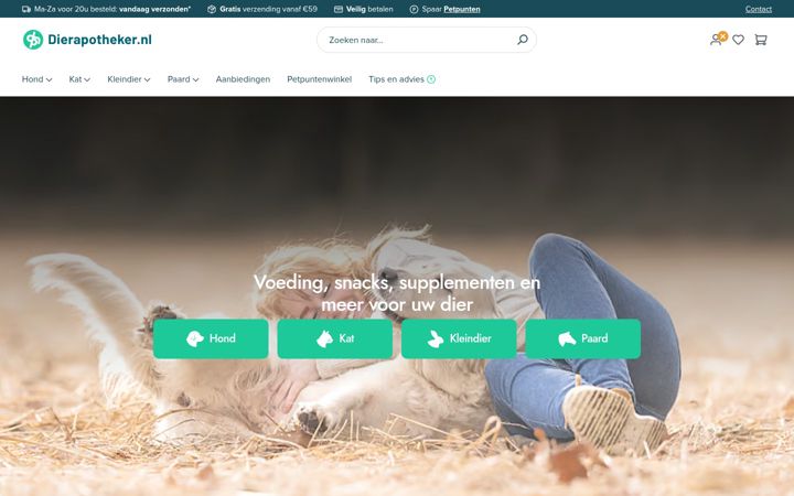 Screenshot of dierapotheker.nl