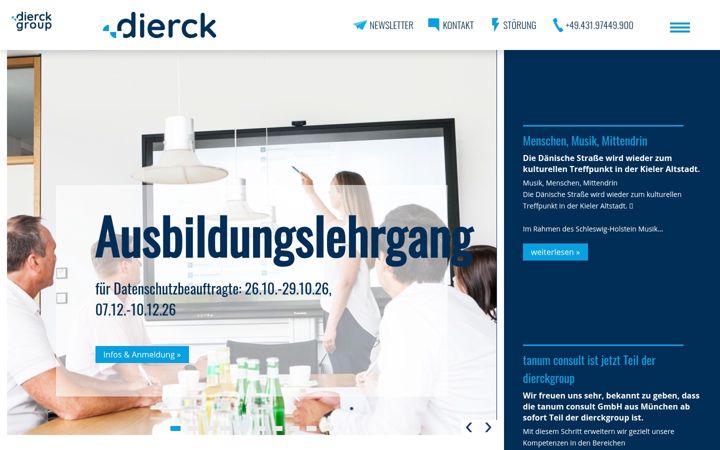 Ekrano kopija dierck-it.de