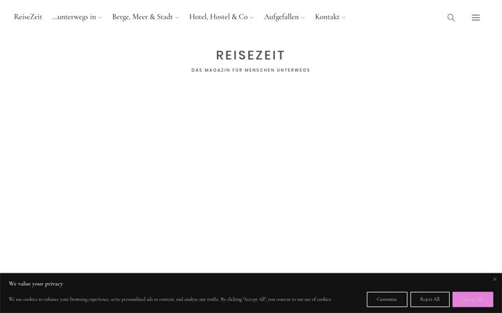 Screenshot of diereisezeit.com