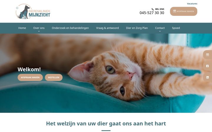Screenshot of dierenartsencentrum-gardeniers.nl