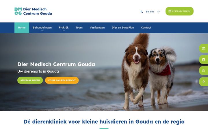 Screenshot of dierenartsgouda.nl
