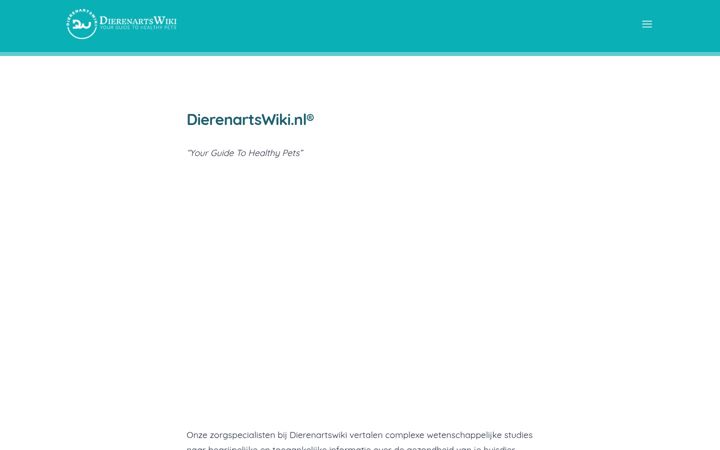 Screenshot of dierenartswiki.nl