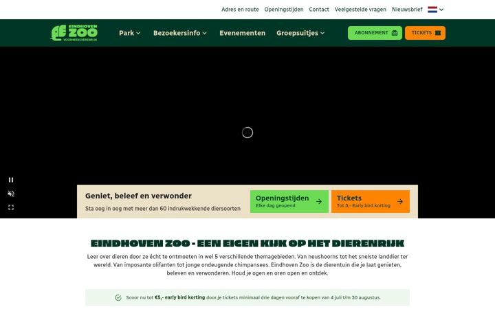 Captura de ecrã de dierenrijk.nl