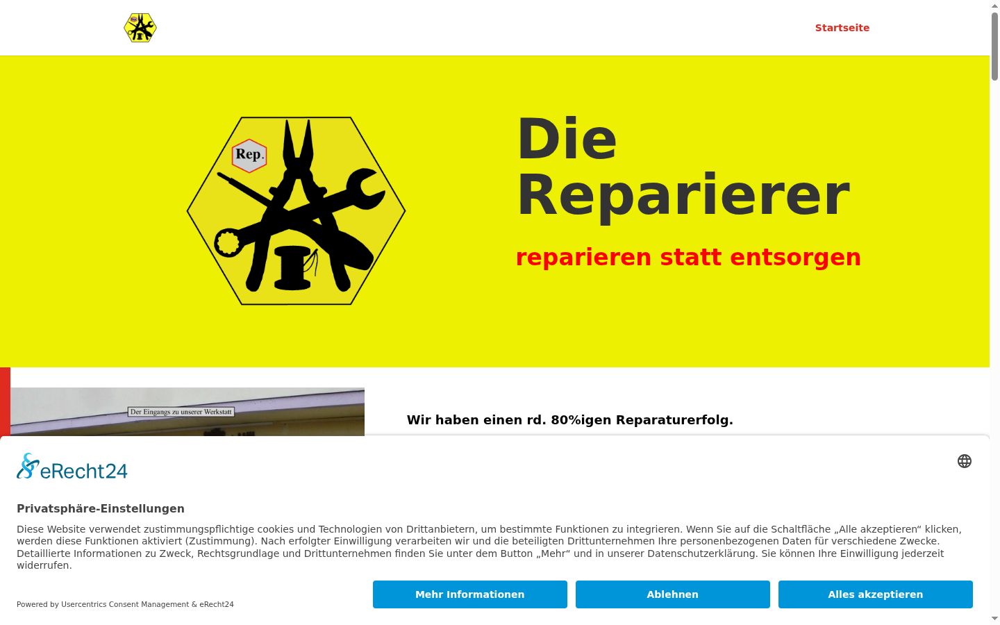 Screenshot tal-banner tal-kunsens muri qabel kwalunkwe interazzjoni