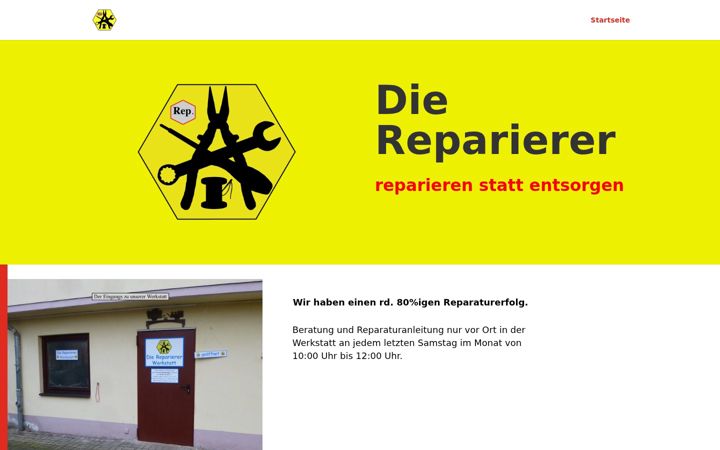 Screenshot of diereparierer.com