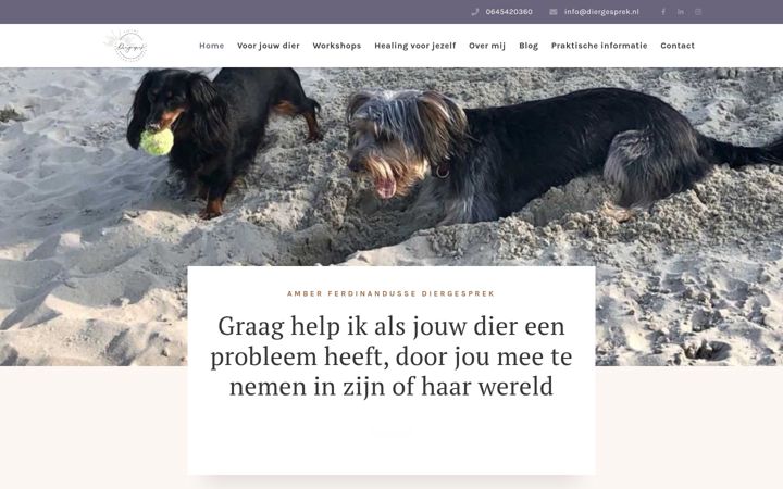 Screenshot του diergesprek.nl
