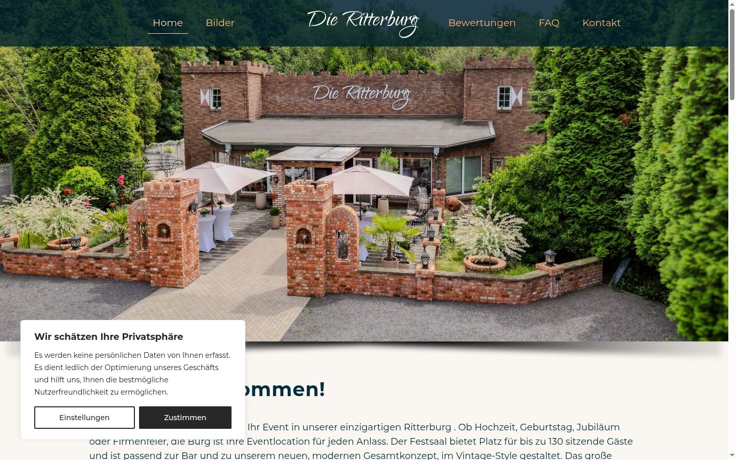 Screenshot tal-banner tal-kunsens muri qabel kwalunkwe interazzjoni