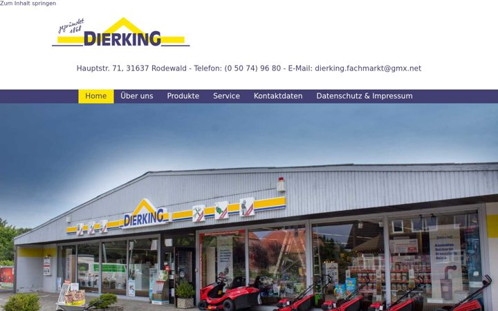 Screenshot of dierking-rodewald.de