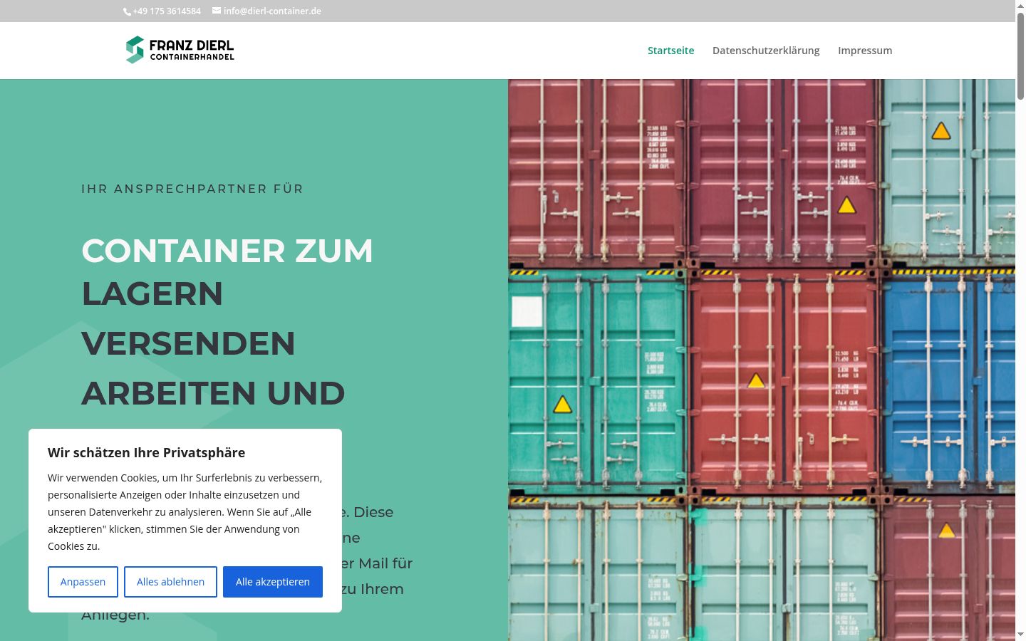 Screenshot tal-banner tal-kunsens muri qabel kwalunkwe interazzjoni
