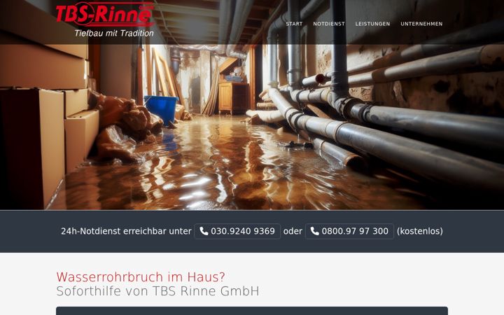 Screenshot of dierohrbruchfeuerwehr.de