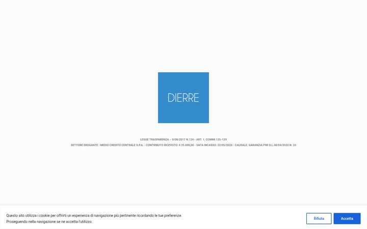 Screenshot of dierre-servizi.it