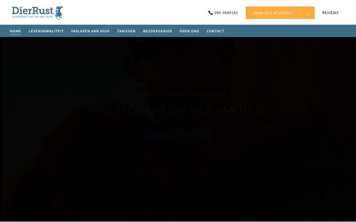 Screenshot του dierrust.nl