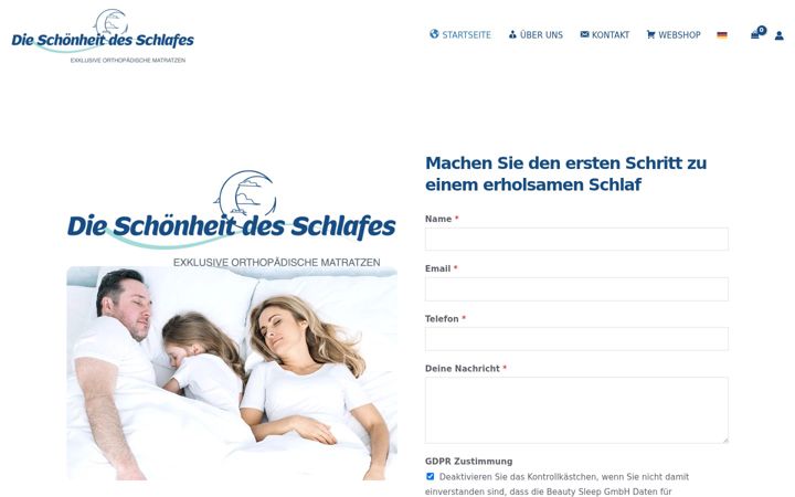 Screenshot of dieschoenheitdesschlafes.de