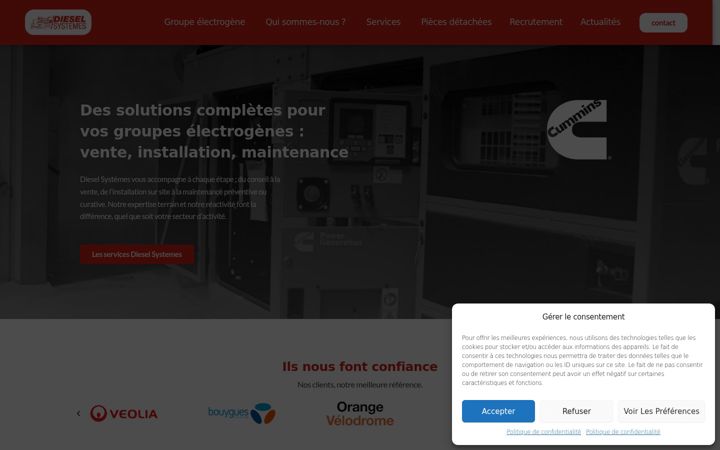 Képernyőkép: dieselsystemes.fr