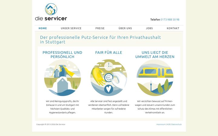 Screenshot of dieservicer.de