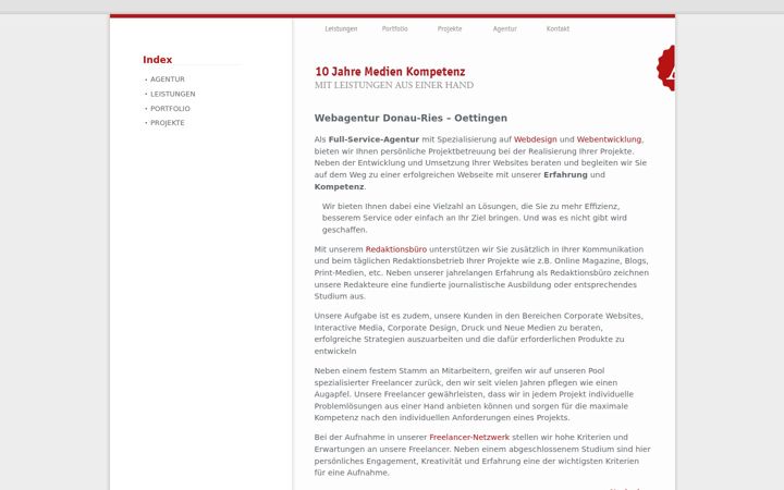 Screenshot of diesignatur.de
