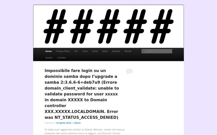 Screenshot of diesis.eu