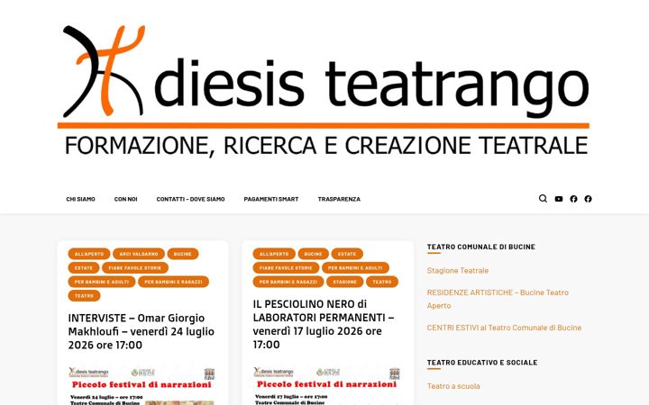 Screenshot von diesisteatrango.it