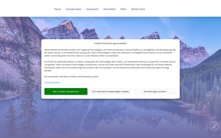 Skærmbillede af diesonnereisen.de