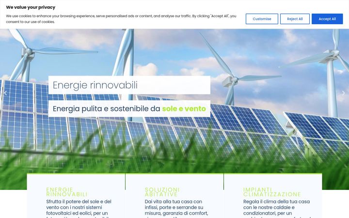 Screenshot von diessegroupwind.it