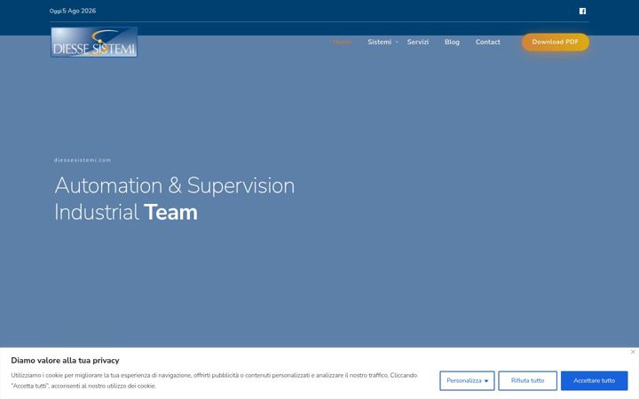 Screenshot of diessesistemi.com