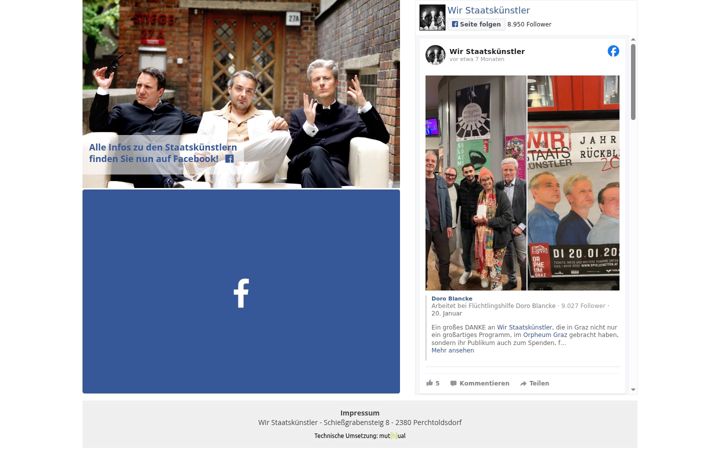 Screenshot of diestaatskuenstler.com