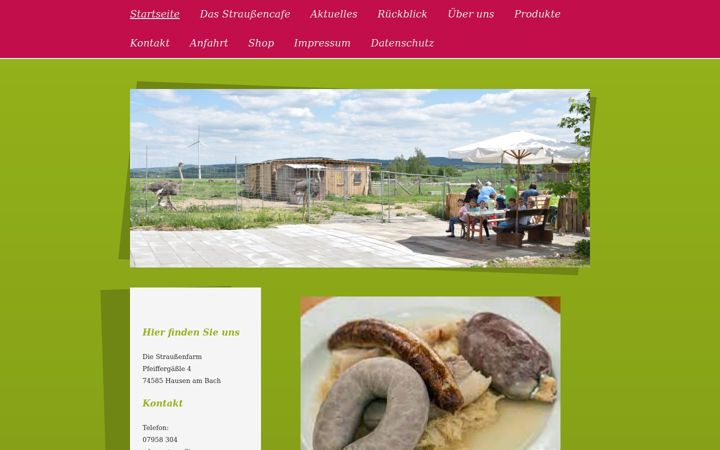 Ekrānuzņēmums no diestraussenfarm.eu