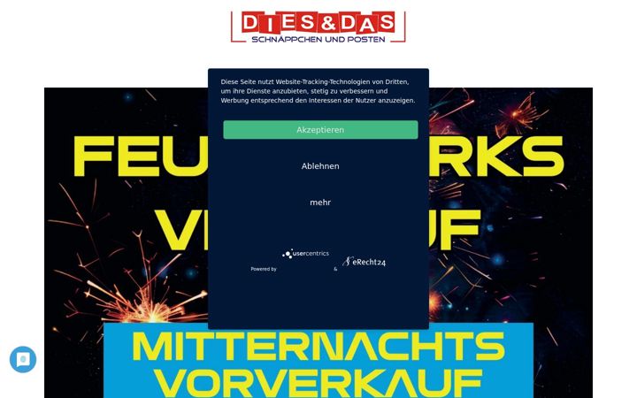 Screenshot of diesunddas-sonderposten.de