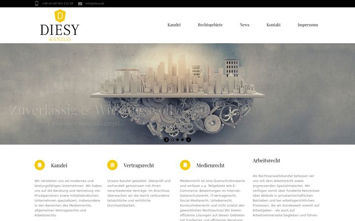 Screenshot of diesy.de