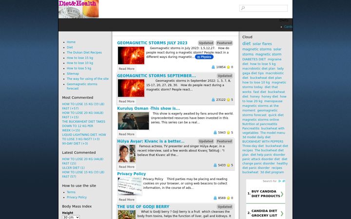 Screenshot di diet-health.net