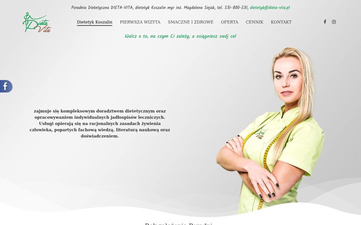 Zrzut ekranu dieta-vita.pl