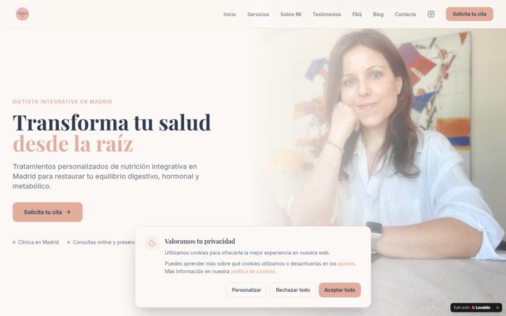 Screenshot of dietaintegrativa.com