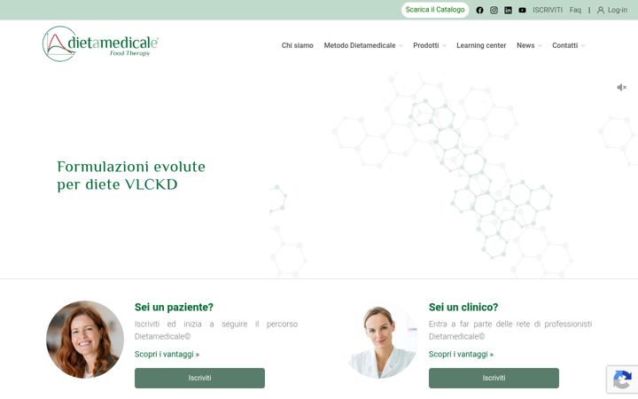 Screenshot von dietamedicale.it