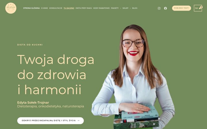 Screenshot of dietaodkuchni.com