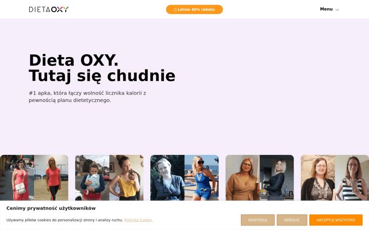 Screenshot di dietaoxy.pl