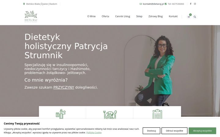 Screenshot di dietaraj.pl