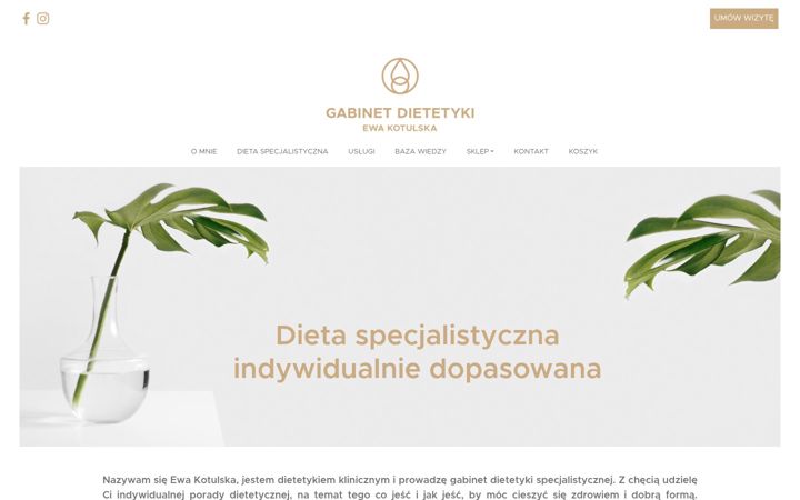 Screenshot di dietaspecjalistyczna.pl