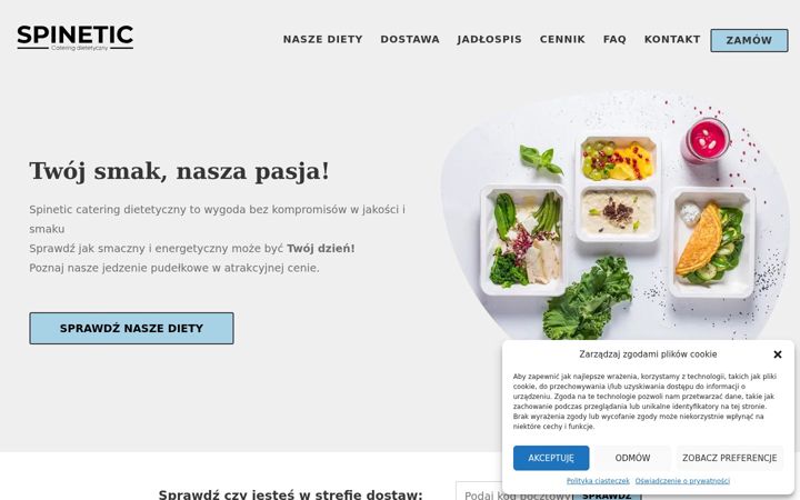 Screenshot di dietaspinetic.pl