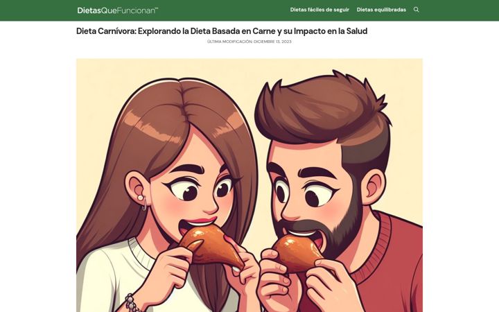 Screenshot of dietasquefuncionan.com