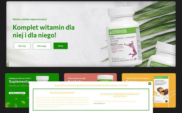 Screenshot di dietasukcesu.pl
