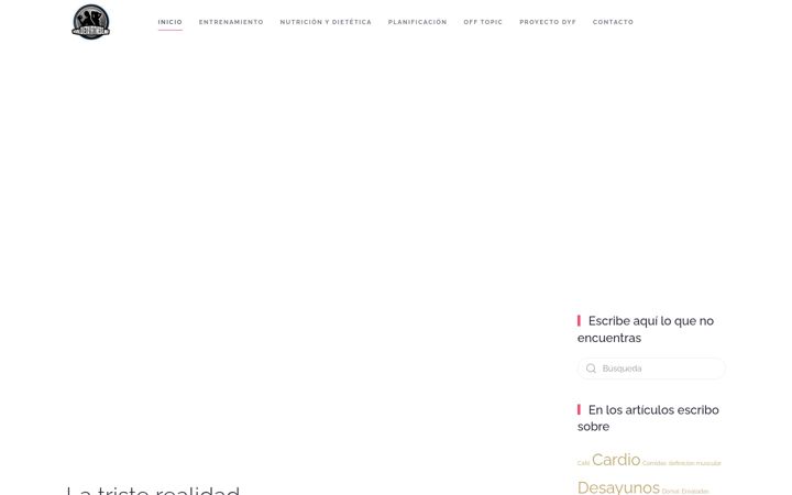 Screenshot ta' dietayfitness.net