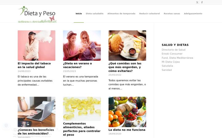 Screenshot ta' dietaypeso.net