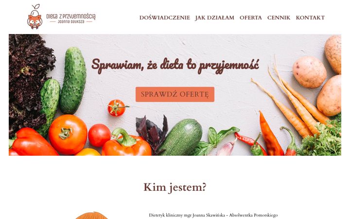 Screenshot di dietazprzyjemnoscia.pl