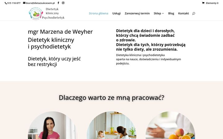 Screenshot di dietazsukcesem.pl
