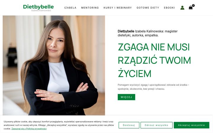 Screenshot di dietbybelle.pl