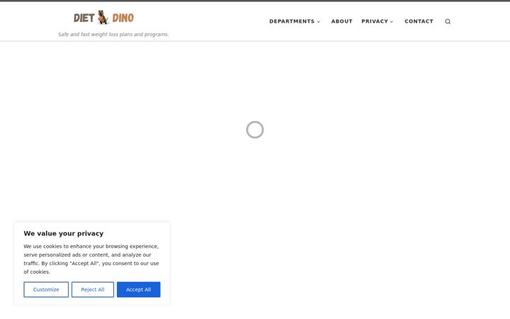Screenshot of dietdino.com